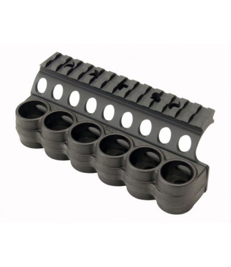 Mesa Tactical SureShell® Polymer Carrier And Rail For Benelli M4 (6-Shell, 12-GA, 5½ In)